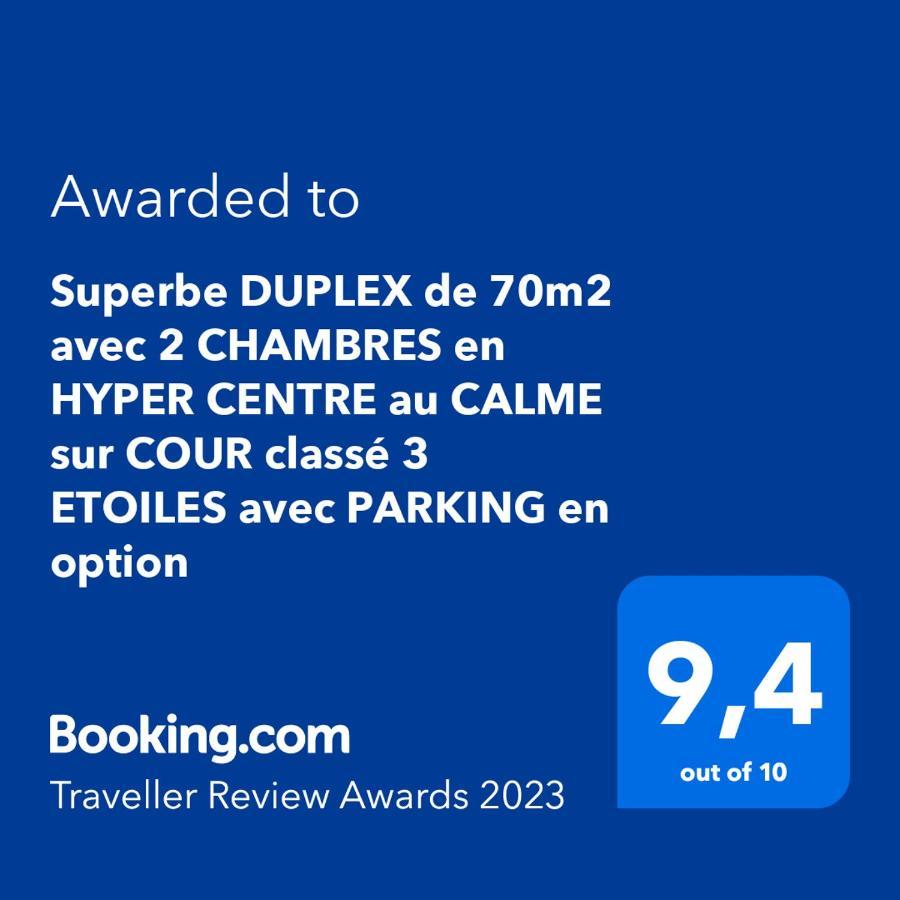 Superbe Duplex De 70M2 Avec 2 Chambres En Hyper Centre Au Calme Sur Cour Classe 3 Etoiles Avec Parking En Option Λα Ροσέλ Εξωτερικό φωτογραφία